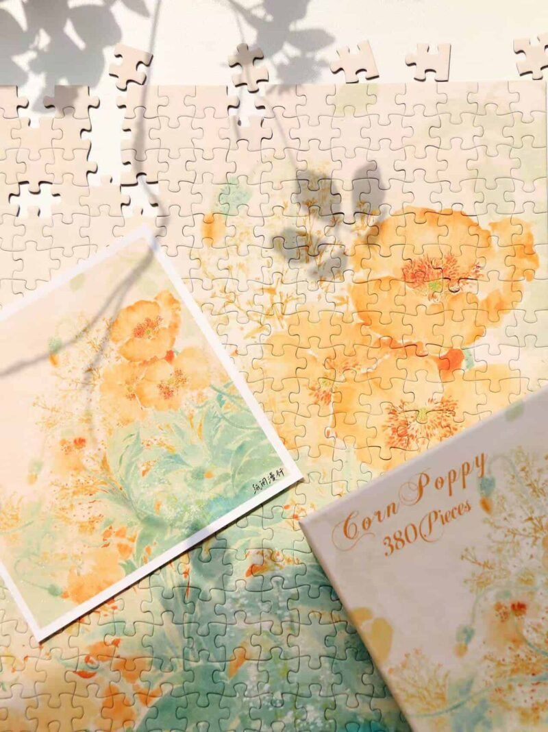 ZhiJianManXing-Corn Poppy-380pcs Jigsaw Puzzle