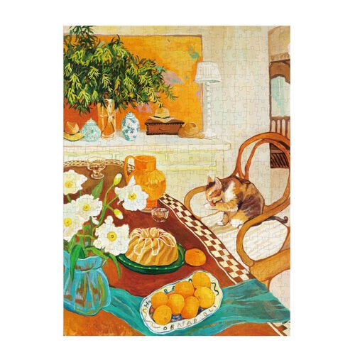 Happy Puzzle-Afternoon Table Happy Puzzle-500 Piece Puzzle-Afternoon Table