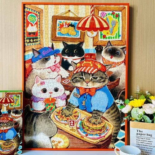 Hourglass Puzzle-The Whatever Burger Shop (2) Hourglass Puzzle-The Whatever Burger Shop-1000pcs Jigsaw Puzzle