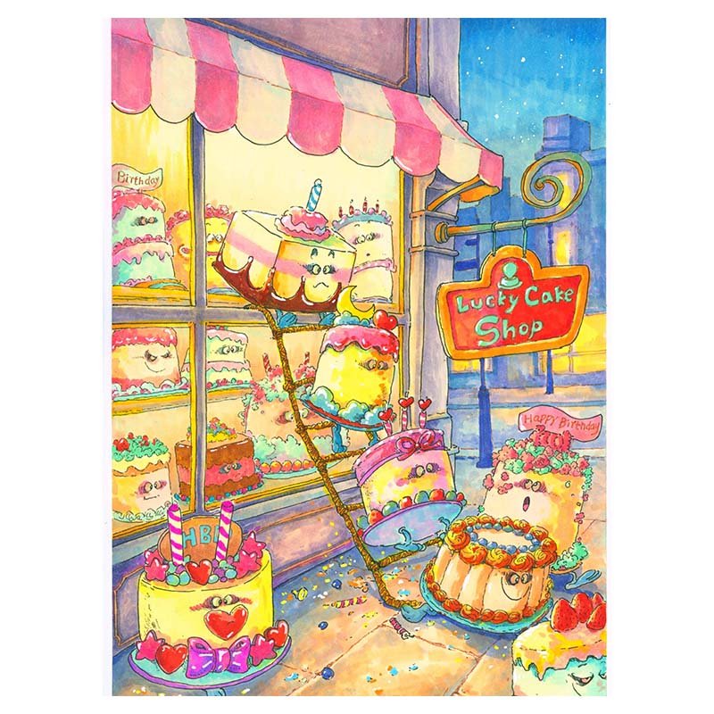 Pazou-Lucky Cake Shop Pazou-300 Piece Puzzle-Lucky Cake Shop