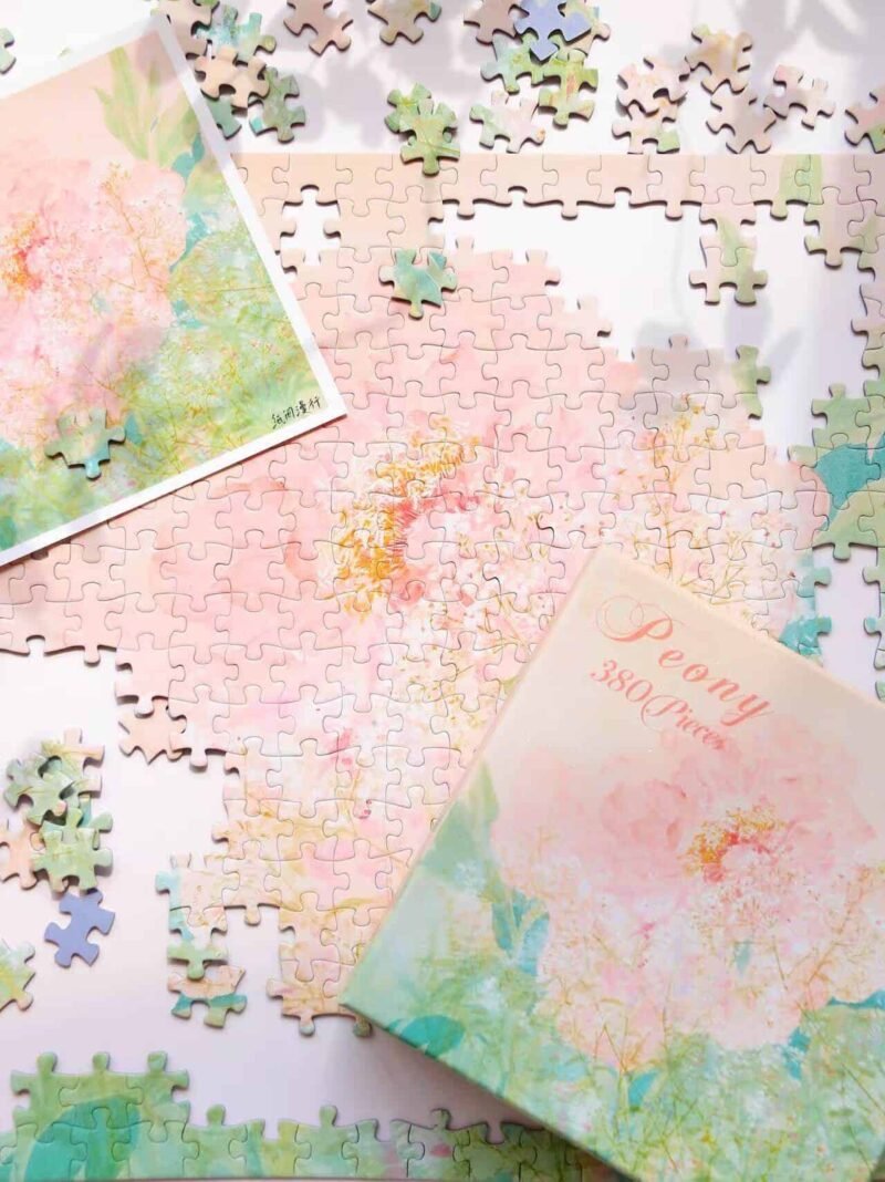 ZhiJianManXing-Peony-380pcs Jigsaw Puzzle