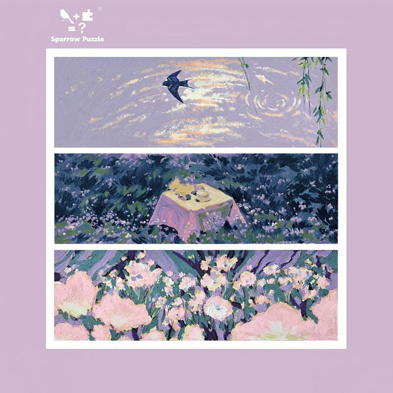 Sparrow-The Midnight Spring-500pcs Jigsaw Puzzle
