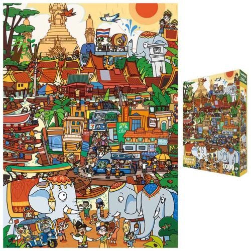 Travel in Thailand Comitok-1000pcs Jigsaw Puzzle-Travel in Thailand