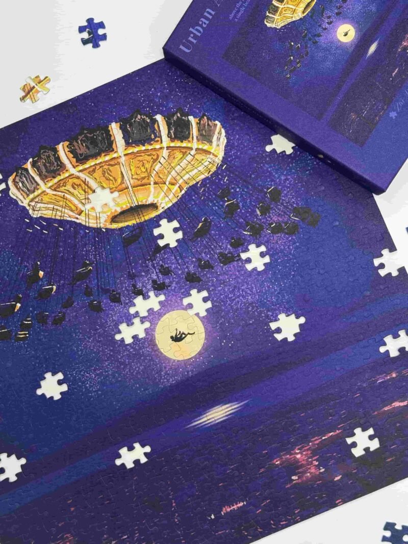 Urban Amusement Park (1) ZhiJianManXing-Urban Amusement Park-500pcs Jigsaw Puzzle