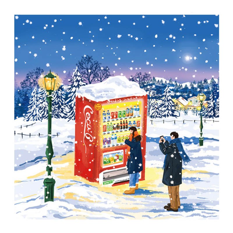 Momibook-Vending Machine in the Snow-500 Piece Puzzle